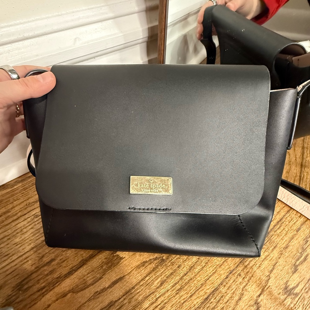 Kate Spade Black Leather cross body bag